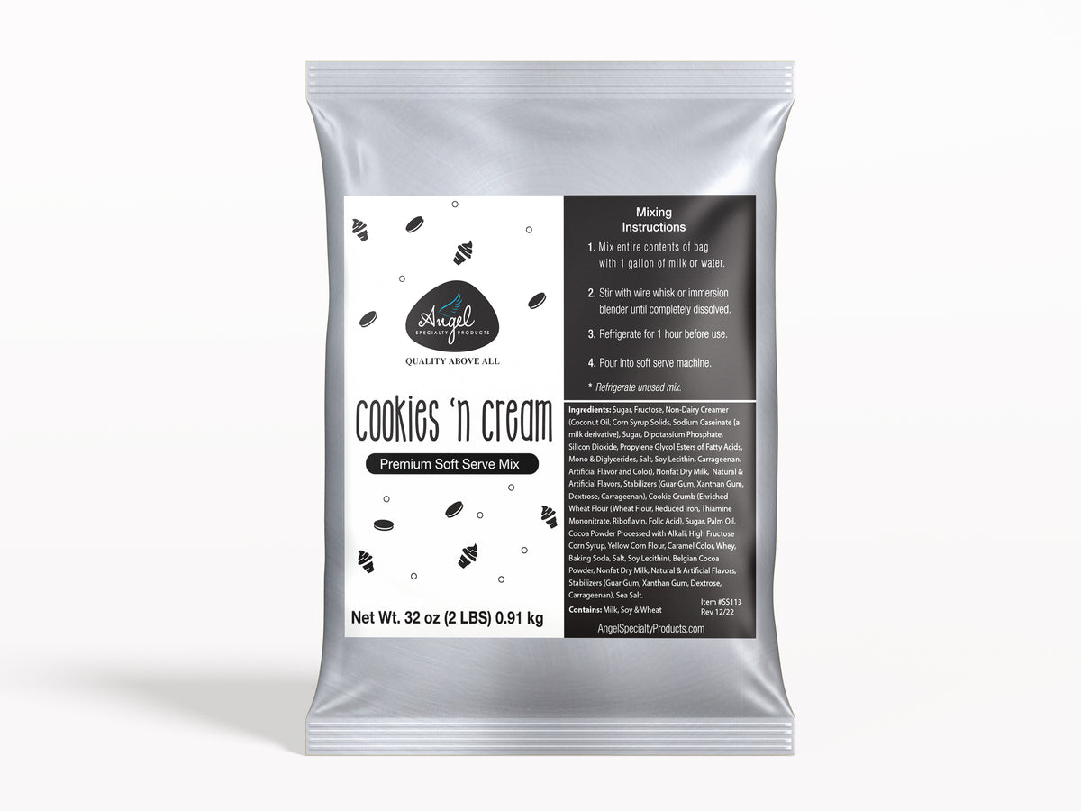 COOKIES N' CREAM - SOFT SERVE MIX