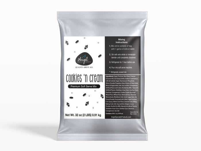COOKIES N' CREAM - SOFT SERVE MIX