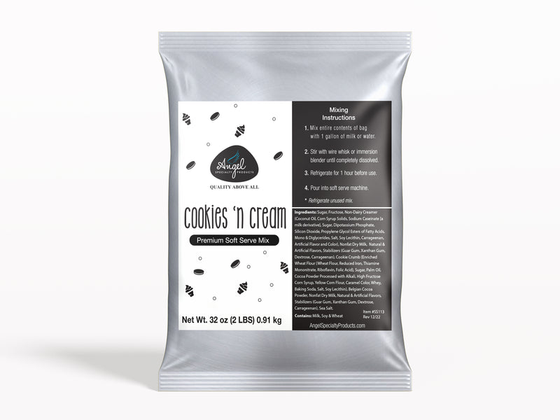 COOKIES N' CREAM - SOFT SERVE MIX